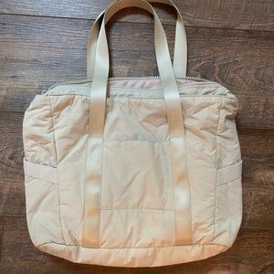 Bagsmart Stylish Cream Tote Bag 🍦